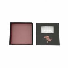 Custom Mini Black Clear PVC Window Paper Box