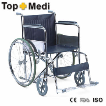 Steel wheelchair / foldable wheelchair / economical wheelchair / FS809