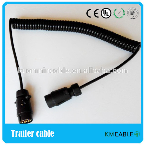 7 way tractor adaptor curly cable