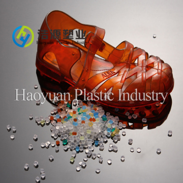 Soft crystal pvc compounds for sandal