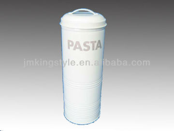 FDA past White galvanized pasta box