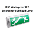 Lâmpada bulkhead de emergência LED à prova d'água IP65