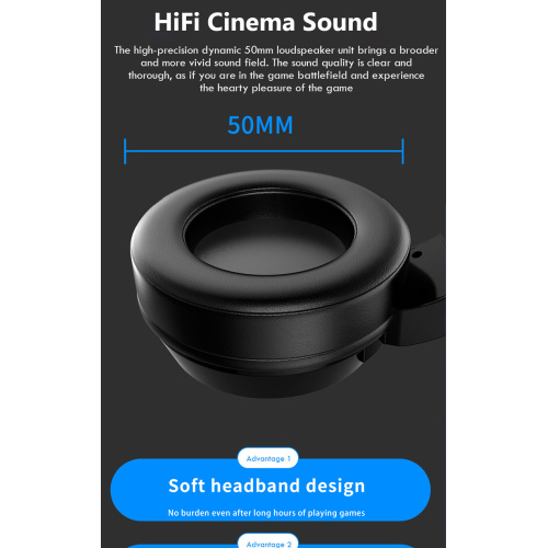 ゲーミングヘッドセットヘッドフォンノイズキャンセルベースサラウンドサウンドサウンドサウンドオーバーイヤーヘッドフォン