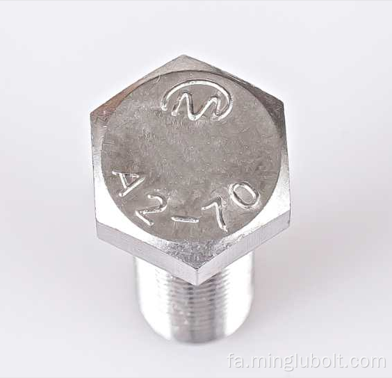 OEM / ODM Fastener DIN933 / 931 فولاد هگز سر پیچ پیچ