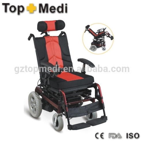 reclining adjustable multifuctional lift electric power wheelchair for disable people