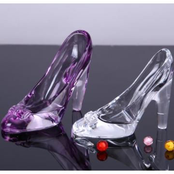 Wedding Decorative Cinderella Crystal Glass Slippers