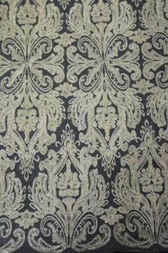 100%Polyester Golden Embroidered Mesh Fabric