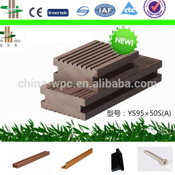 New product wood plastic soild decking