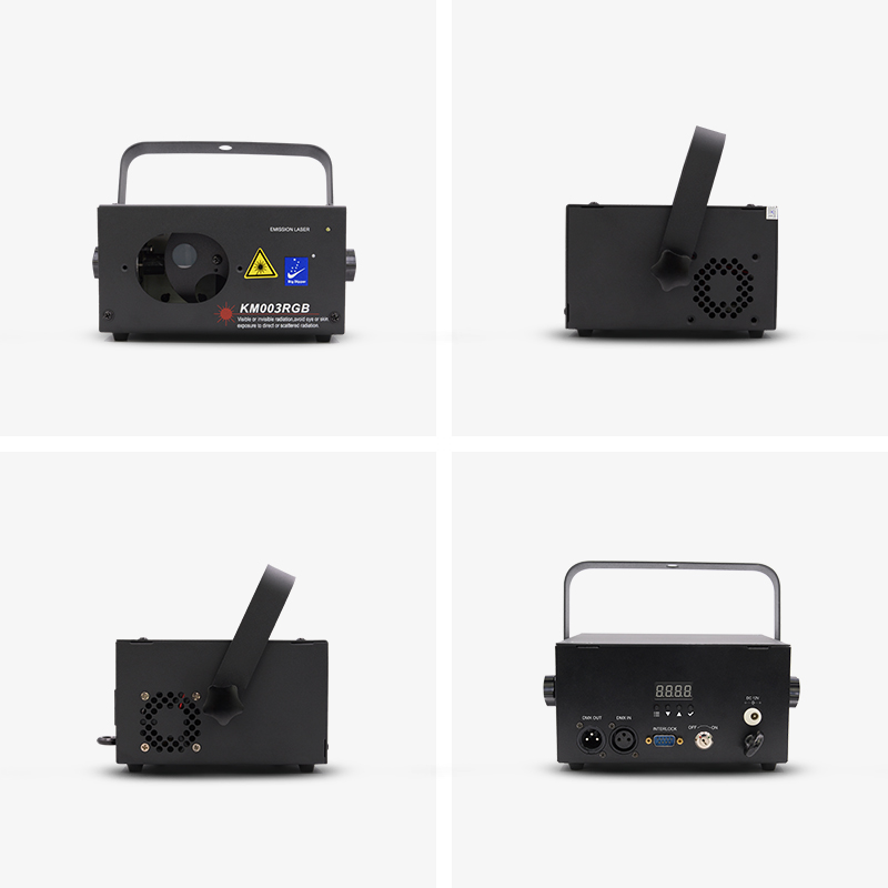 BigDipper 2020 new product KM003RGB RGB motor laser light with interlock for dj disco
