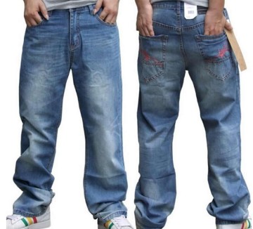 large size jeans fashion denim jeans baggy jeans for men