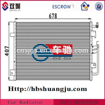 Aluminum fin condenser coil