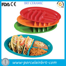 Mexican Enjoy Color Ceramic Taco Rack