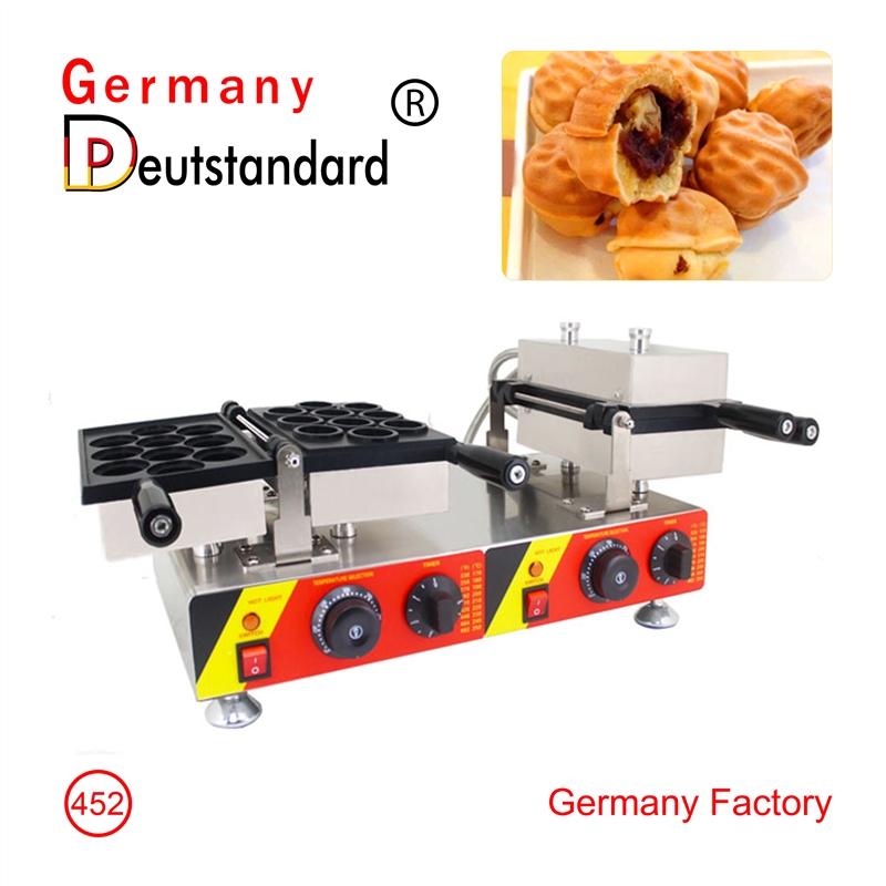 Bäckerei Ausrüstung kommerzielle Walnuss Waffelmaschine Doppelkopfmaschine zu verkaufen