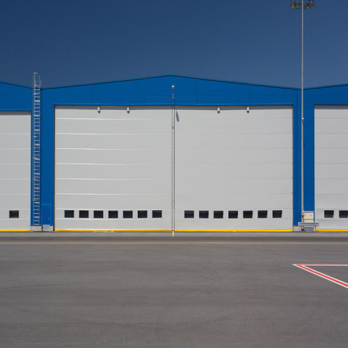 PVC fast action hangar door