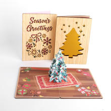 Bamboo 3D Pop up Greeting Cards for Christmas