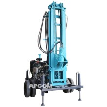 Trailer-Mounted Rotary Drill Rig for Well Drilling