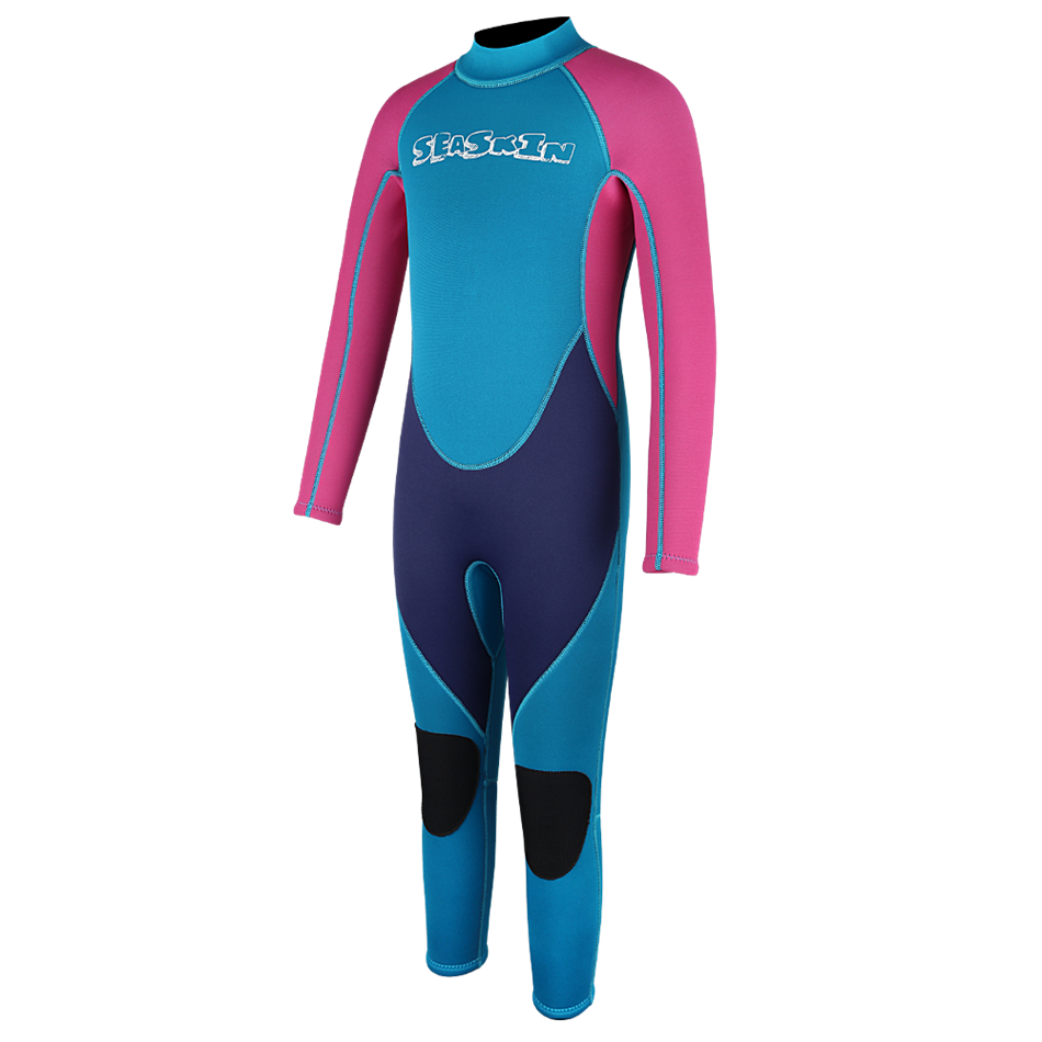 Saskin Kids 2mm neoprene back zip letsuits etsuits