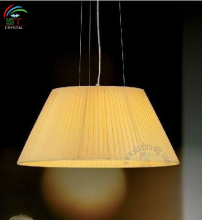 Romeo Moon pendant with fabric shade