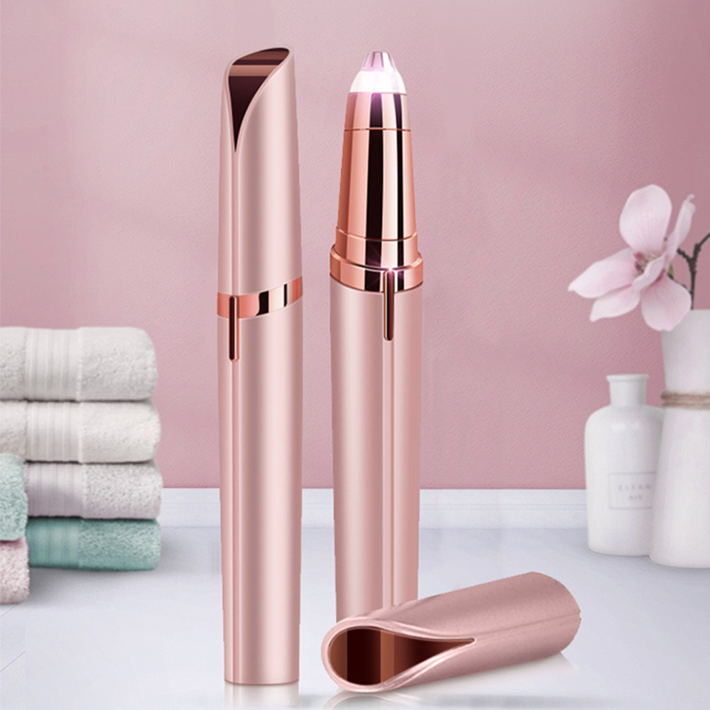 eyebrow trimmer rose gold