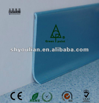 Molding Vinyl Wall Skirting Baseboard (H100)