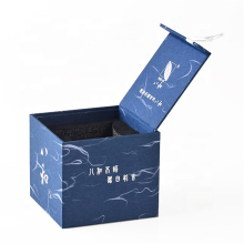 Blue New Design Cardboard Tea Cup Box Packaging