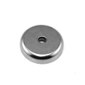 Powerful pull force Round pot magnet neodymium base magnet with screw