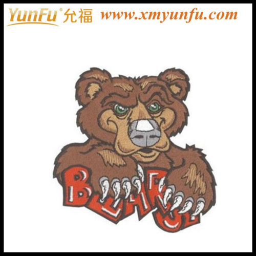 Customized Bear Embroidery Patch Manufactor