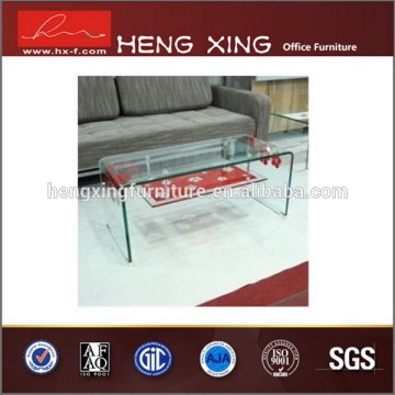 Contemporary curved coffee table made in malaysia