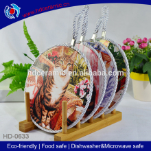 hard dolomite table mats,ceramic table mats ,kitchen ware pot mats