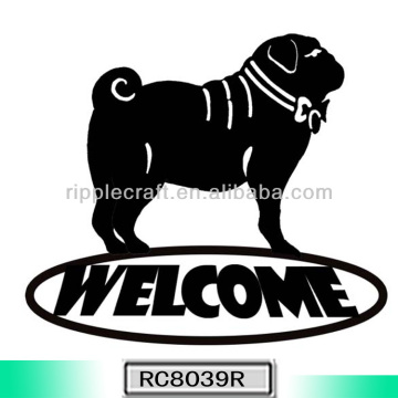 2013 Decorative iron welcome door sign