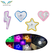 Automotive LED Interior Lights - Neon Pentagram Car Refit Luminous Accessories