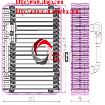 thin film evaporator /auto evaporator coil
