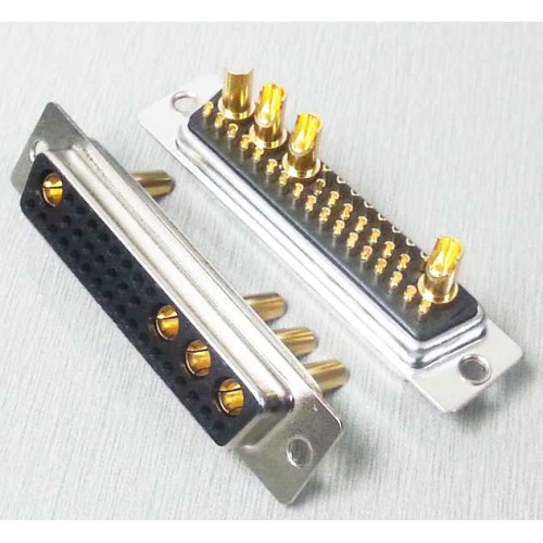 36W4 Straight Solder Standard Power D-SUB Connector Female