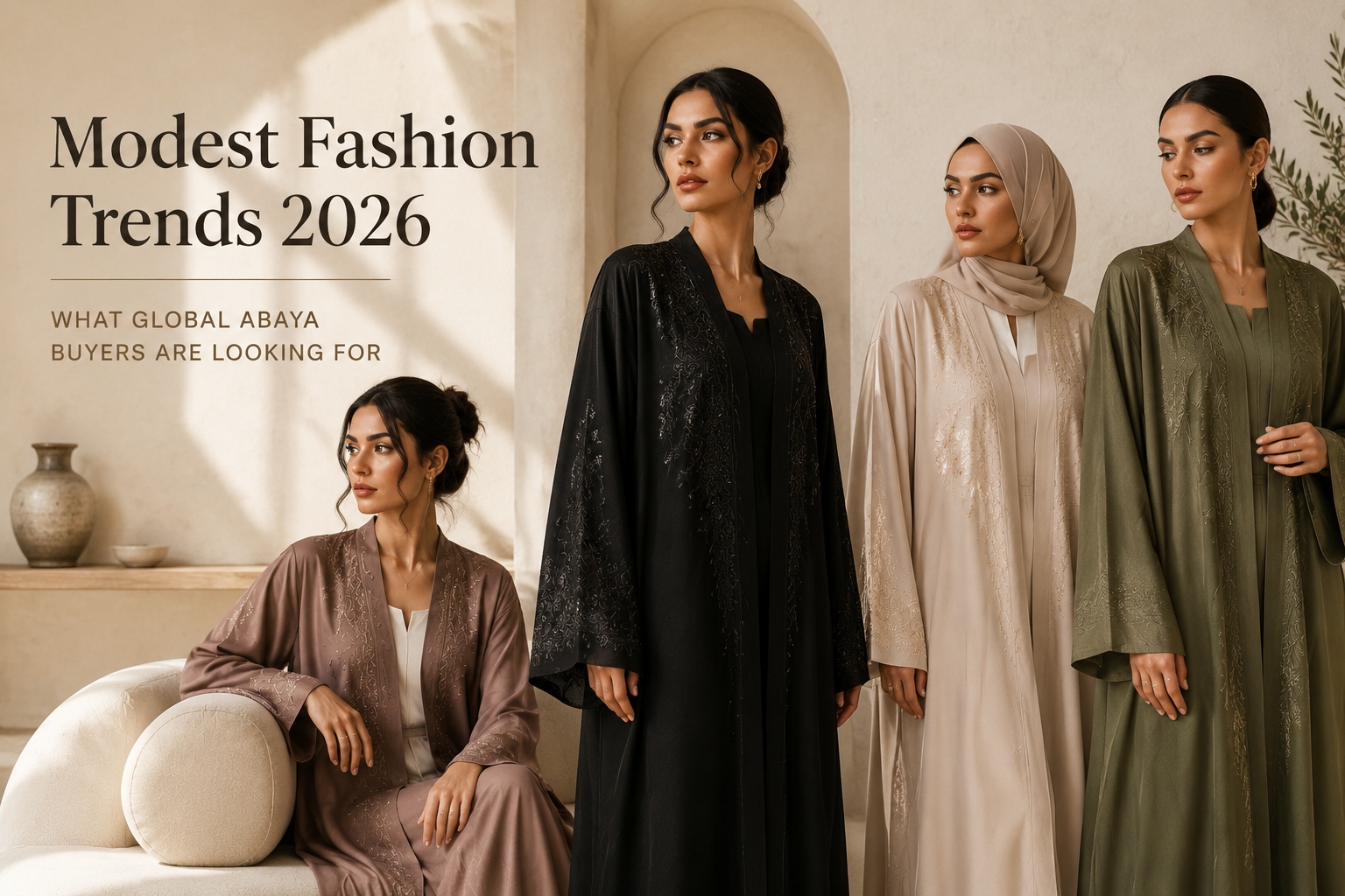 روندهای مد متوسط 2026 What Global Abaya Modest Fashion Trends 2026 What Global Abaya