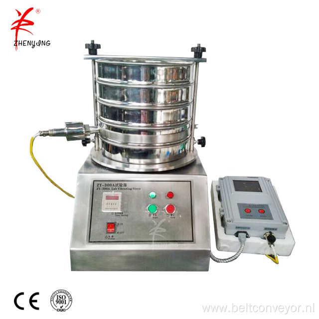 Lab test vibrating sieve shaker machine