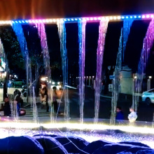 digital water curtain fountain