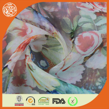 Best seller silk like 30d print chiffon fabric