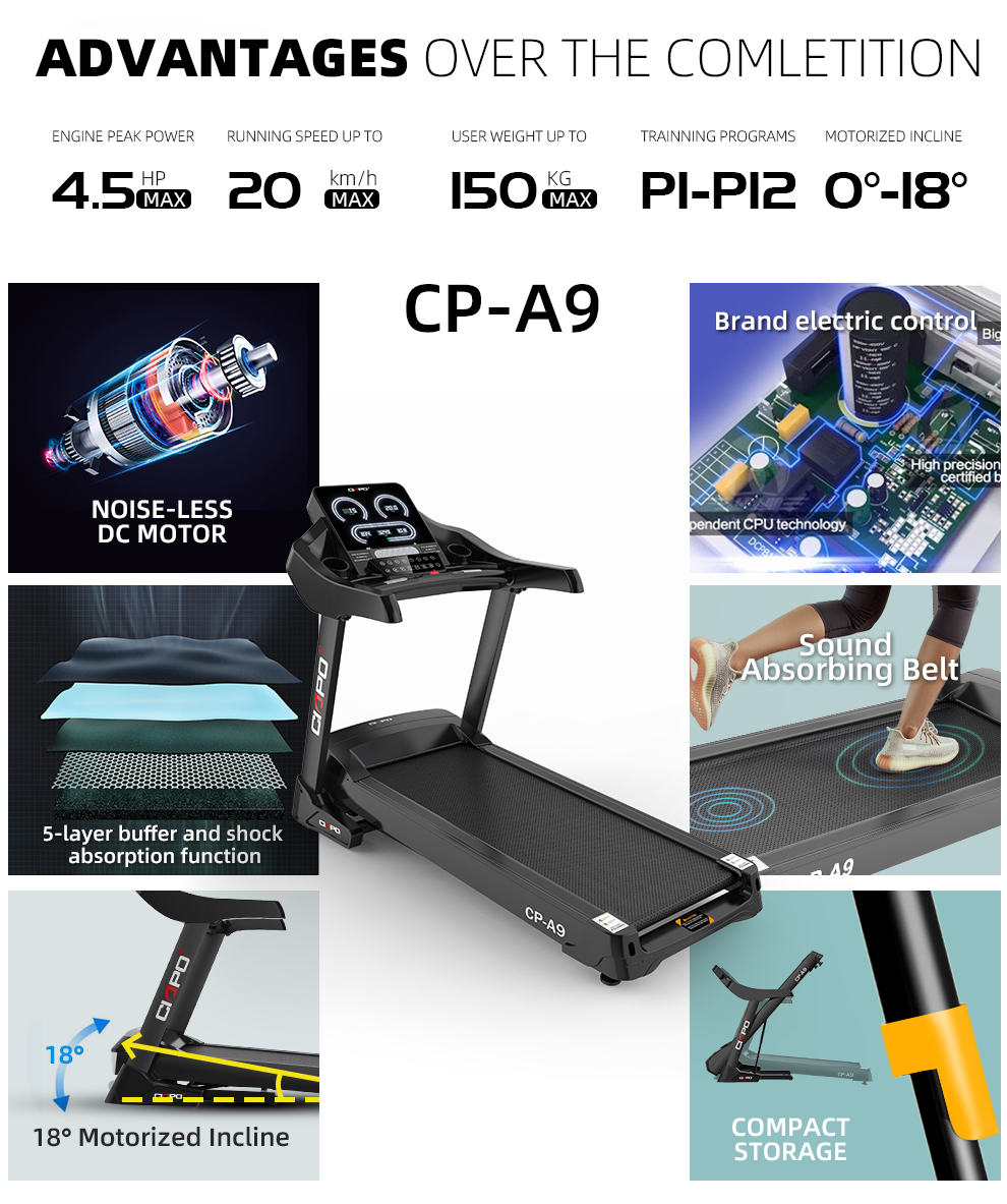 Running machine treadmill indoor exercise equipment hot sale for 2021 new design manufacturer china