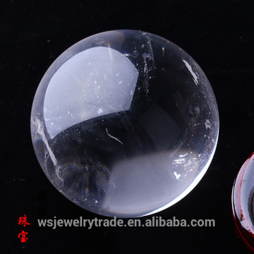 Genuine natural white crystal ball The selection of natural crystal ball ornament Natural stone grinding
