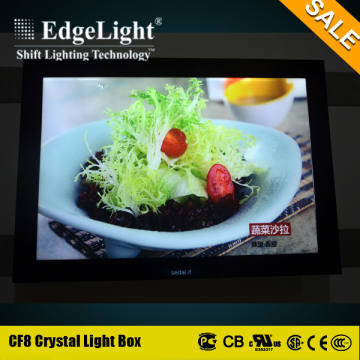 Edgelight Special Discount transparent commercial street light box for promotion
