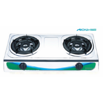 S.S Two Burners Gas Stove