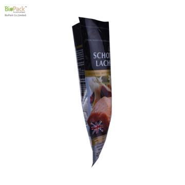 Custom Print Food Grade Flexible Vacuum Bag with Gusset For Fish such as Salmon