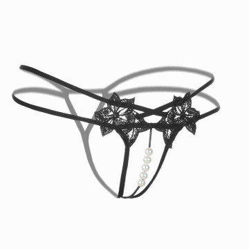 Hot Selling Transparent Low-waist Lace Thong Panties