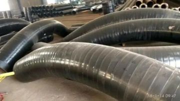 DIN30670 3pe coated steel pipe fiting bend