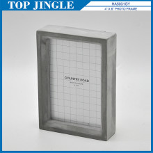 Office Gift Gray Concrete Tabletop Photo Frame