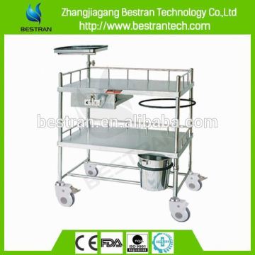 BT-SCT001 Cheap price stainless steel medical emergency crash carts