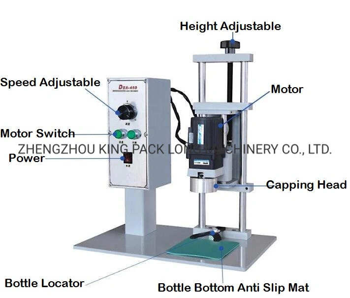 Semi Automatic Drink Water Juice Beverage Liquid Plastic Bottle Capping Machine