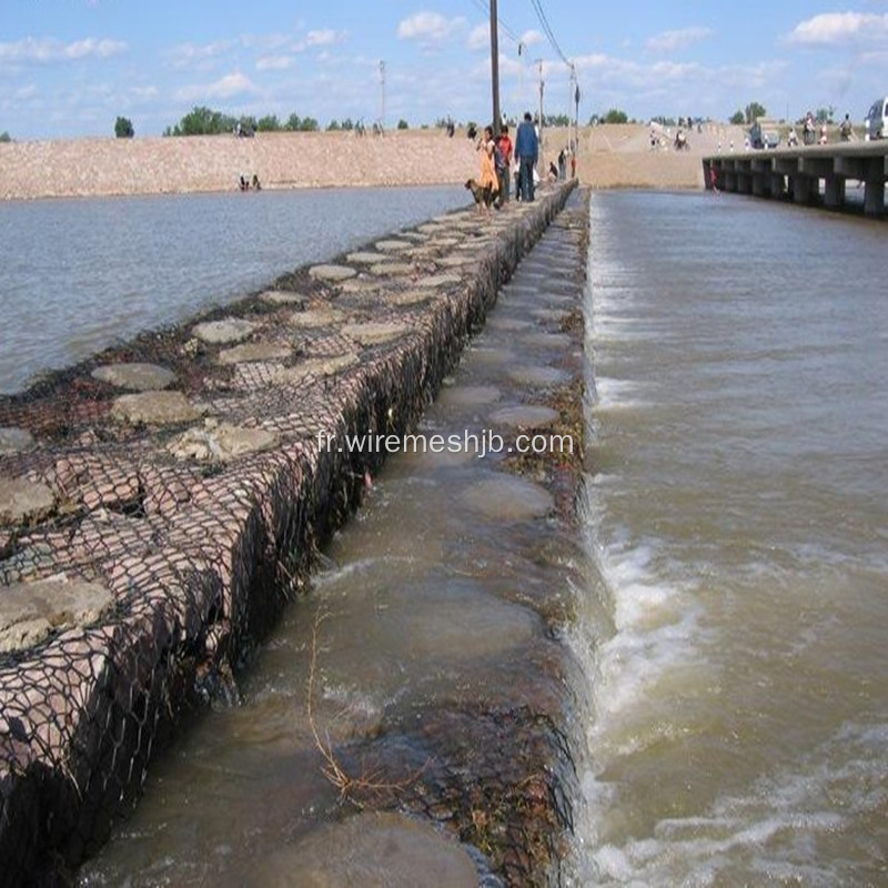 Boîte en gabions galvanisée de 2,7 mm pour le projet River Bank