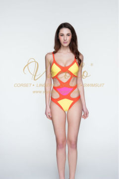 #3051 Bondage Style One Piece Bikini