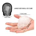 Aangepaste grote 3D-schedel siliconen ijsblokjesbakken